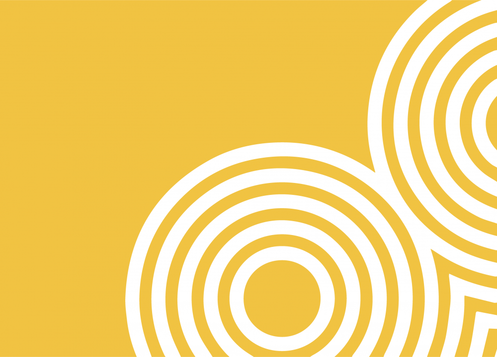 white pattern yellow box